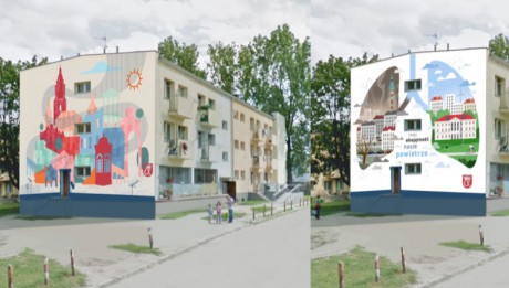 Który mural ubarwi blok przy Grunwaldzkiej? Trwa głosowanie