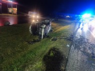 Czołowe zderzenie w miejscowości Łoniów