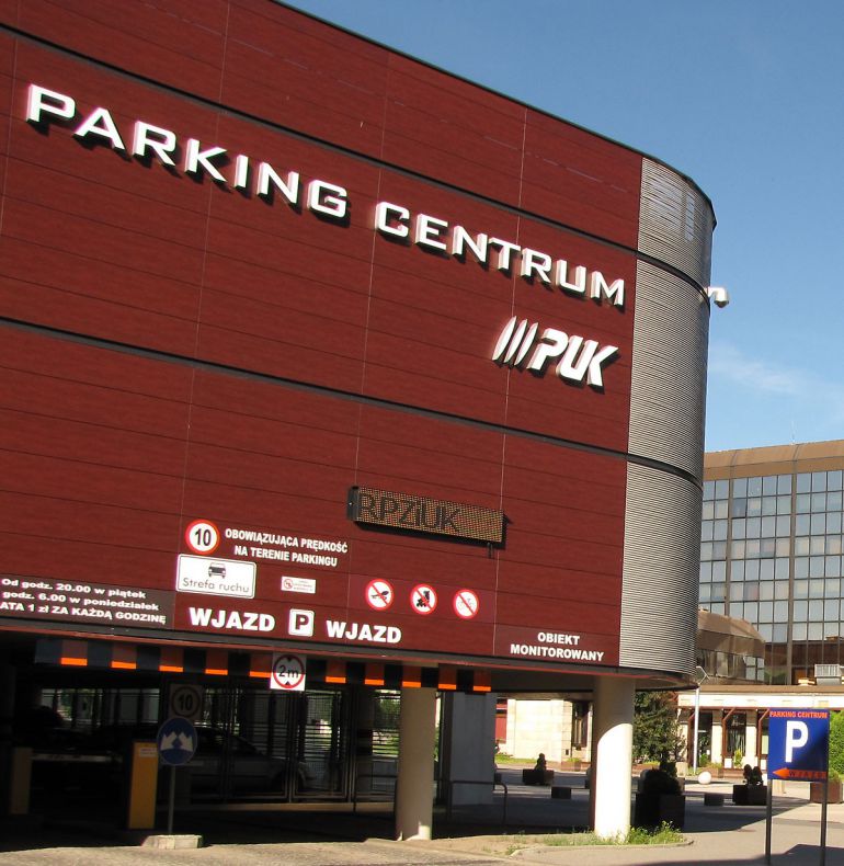 10 minut za darmo na parkingu "Centrum"