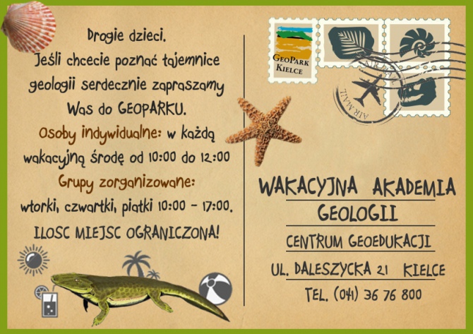 Wakacje z Geoparkiem