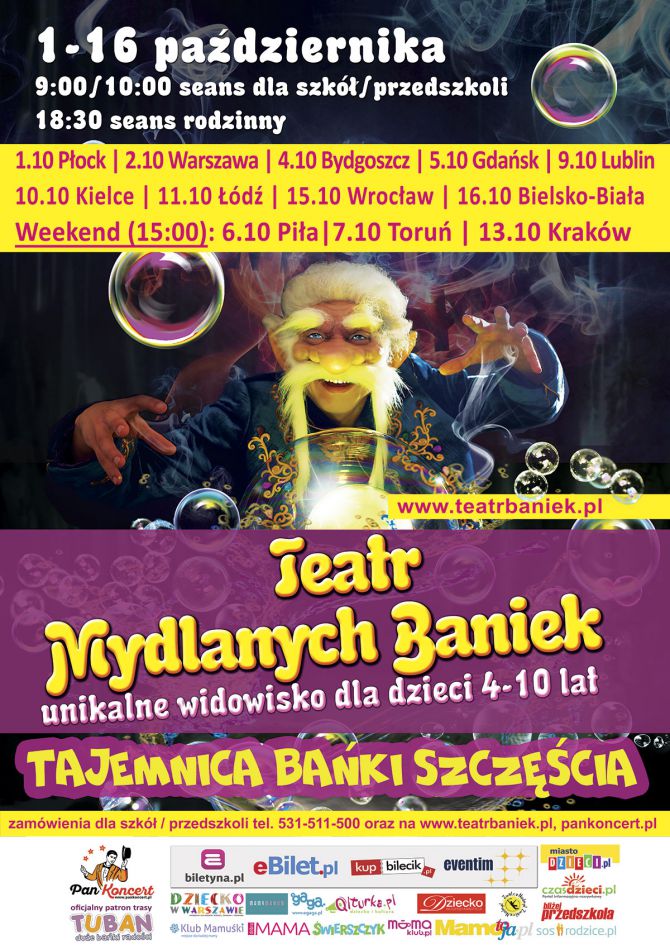 Teatr Baniek Mydlanych w innym miejscu