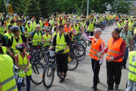 Rowerem na Święty Krzyż