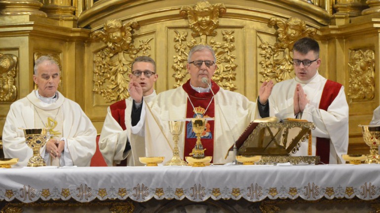 Uroczysta Msza Święta z okazji piątej rocznicy ingresu biskupa Jana Piotrowskiego