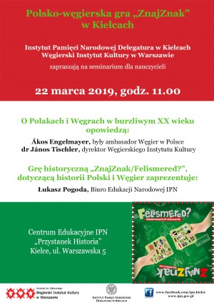 Seminarium dla nauczycieli z grą historyczną