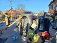 Tragiczny wypadek w Radoszycach. Mężczyzna zjechał na pobocze, nie żyje