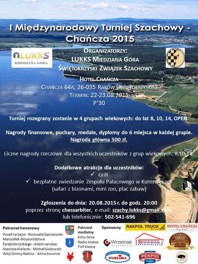 Szachowy turniej nad Chańczą