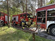 Świętokrzyscy strażacy ćwiczą – akcja GASPOL