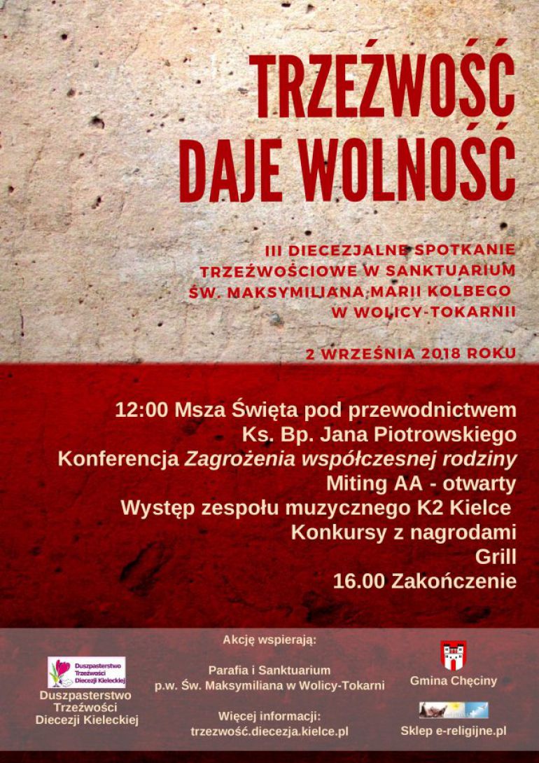 Trzeźwość daje wolność