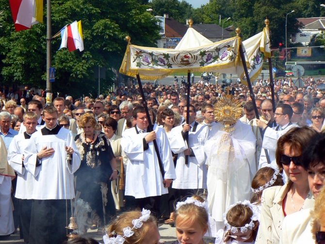 Uroczystość Bożego Ciała w Kielcach