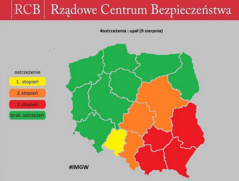 Wracają upały. Ostrzeżenie trzeciego stopnia!