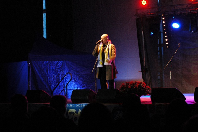 Znany satyryk Marcin Daniec w Bilczy