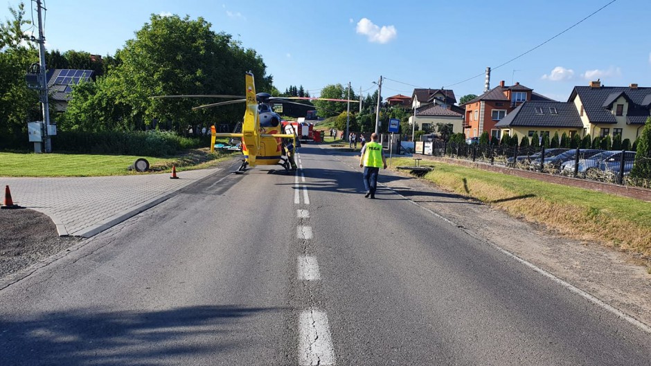 Wypadek w Dwikozach. Rowerzysta nie żyje