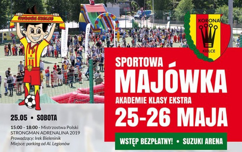 Sportowa Majówka z Koroną. Moc atrakcji przy Suzuki Arenie