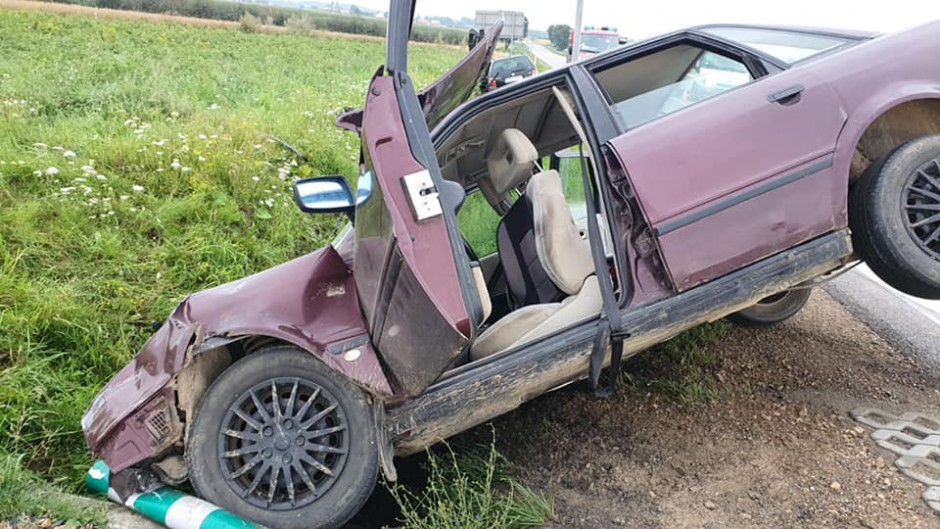 Wypadek w powiecie sandomierskim. Pięć osób rannych