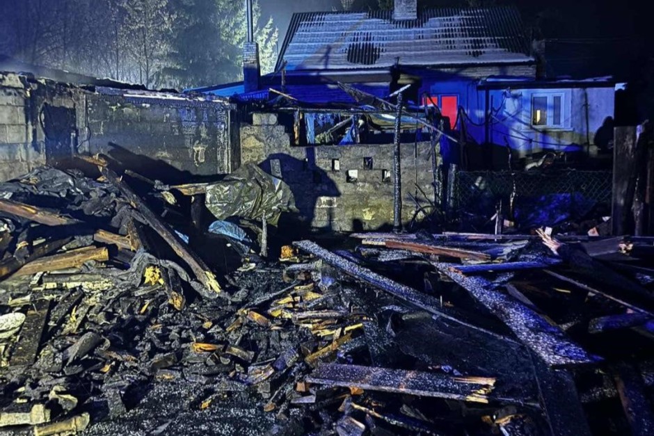 Wybuch gazu w miejscowości Wymysłów