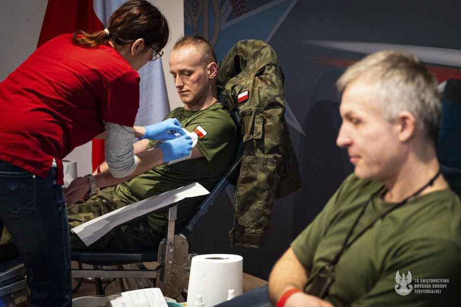 Żołnierze WOT-u oddali krew