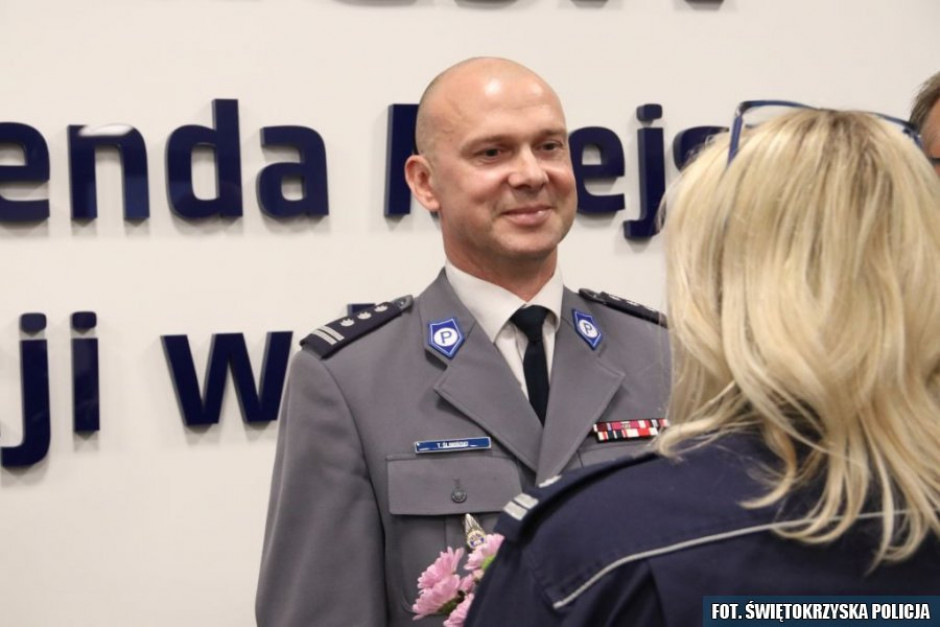 Kieleccy policjanci mają nowego komendanta