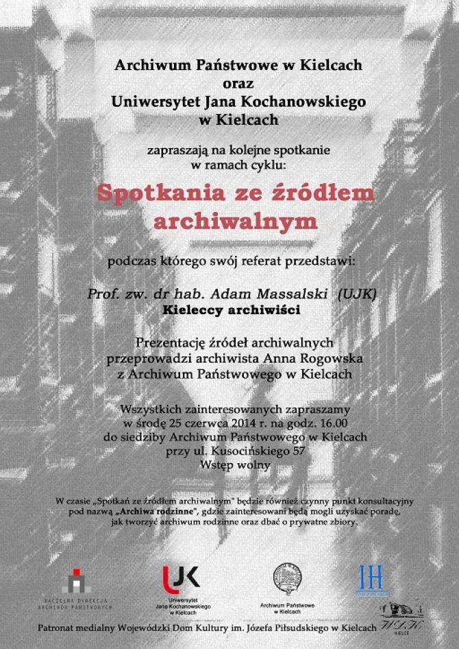 Kieleckie spotkania w Archiwum