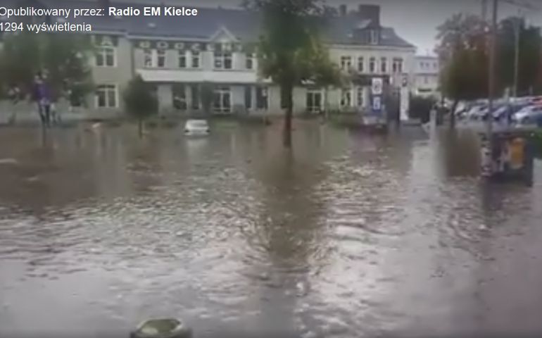 Kielce zalane po nawałnicach. Czy coś da się z tym zrobić?