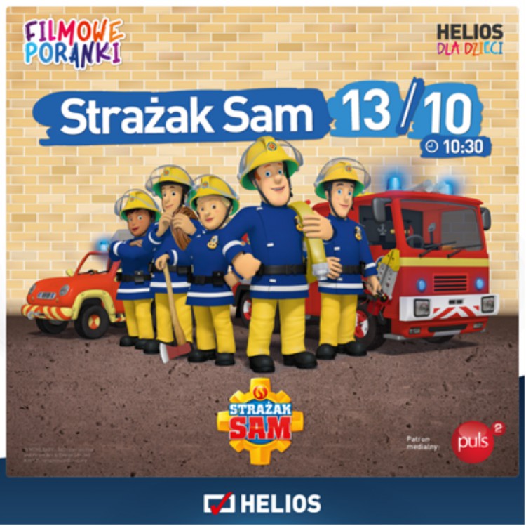 Nowe przygody Strażaka Sama w kinie Helios 13 października!