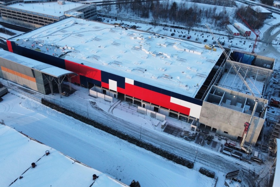 Nowa hala Targów Kielce rośnie w oczach