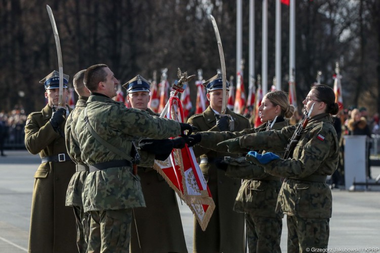 Żołnierze z Bukówki złożyli przysięgę na placu Piłsudskiego w Warszawie