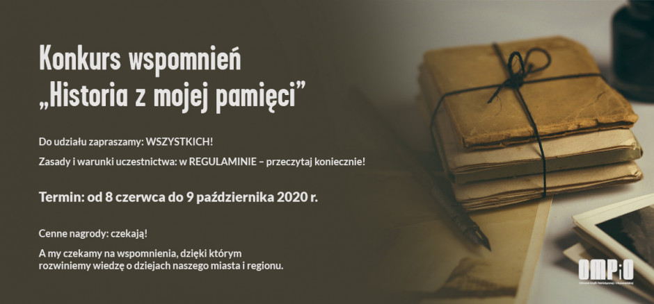 OMPiO organizuje konkurs wspomnień "Historia mojej pamięci"