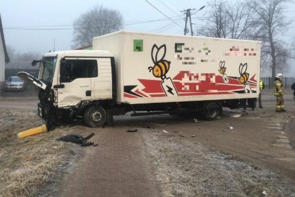 Wypadek w Jaworzni. Jedna osoba trafiła do szpitala