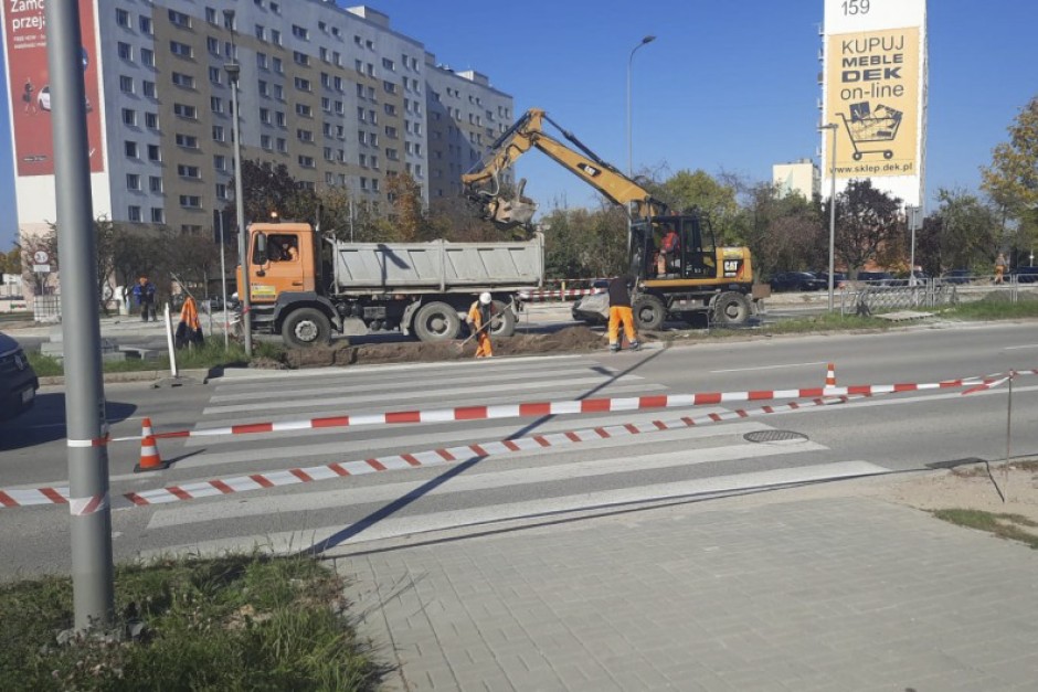 Wypadek na Warszawskiej. Piesza w szpitalu