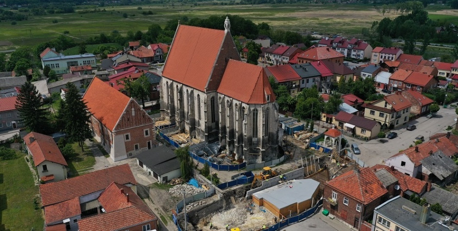 Trwają prace przy Muzeum Archeologicznym w Wiślicy. To będzie miejsce wyjątkowe w skali kraju