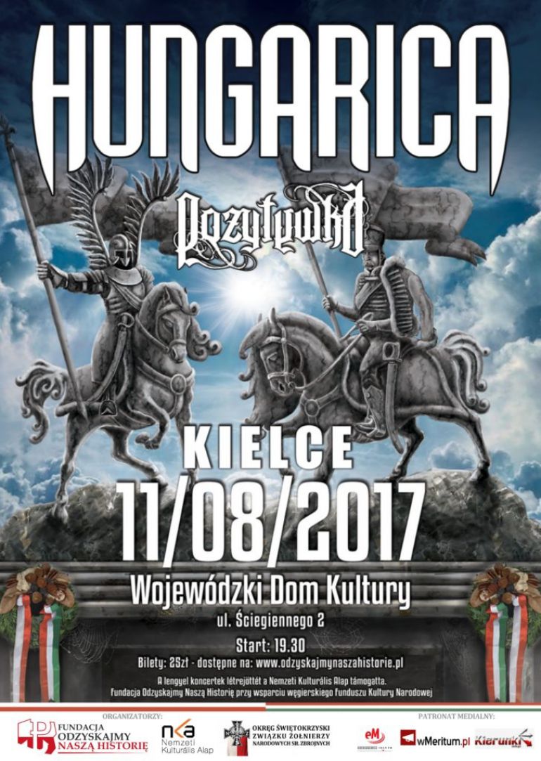 Plenerowy koncert węgierskiego zespołu