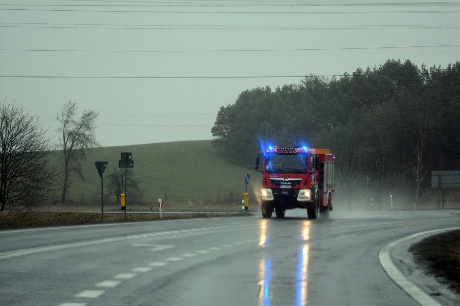 Trudne warunki atmosferyczne powodem licznych interwencji strażaków