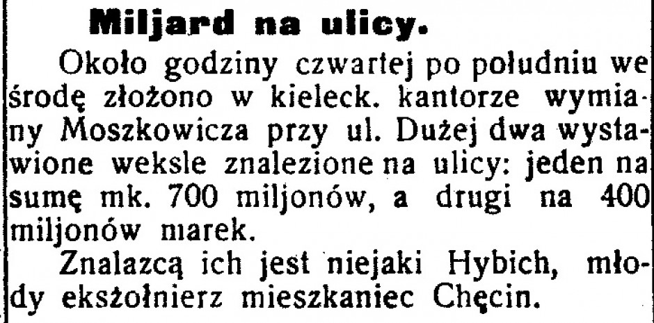 [PRZEGLĄD PRASY] Miliard na kieleckiej ulicy i uzdrowienie paralityka