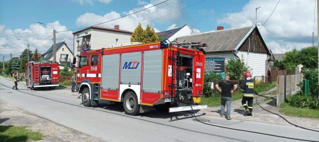 Pożar przy ulicy Kruszelnickiego