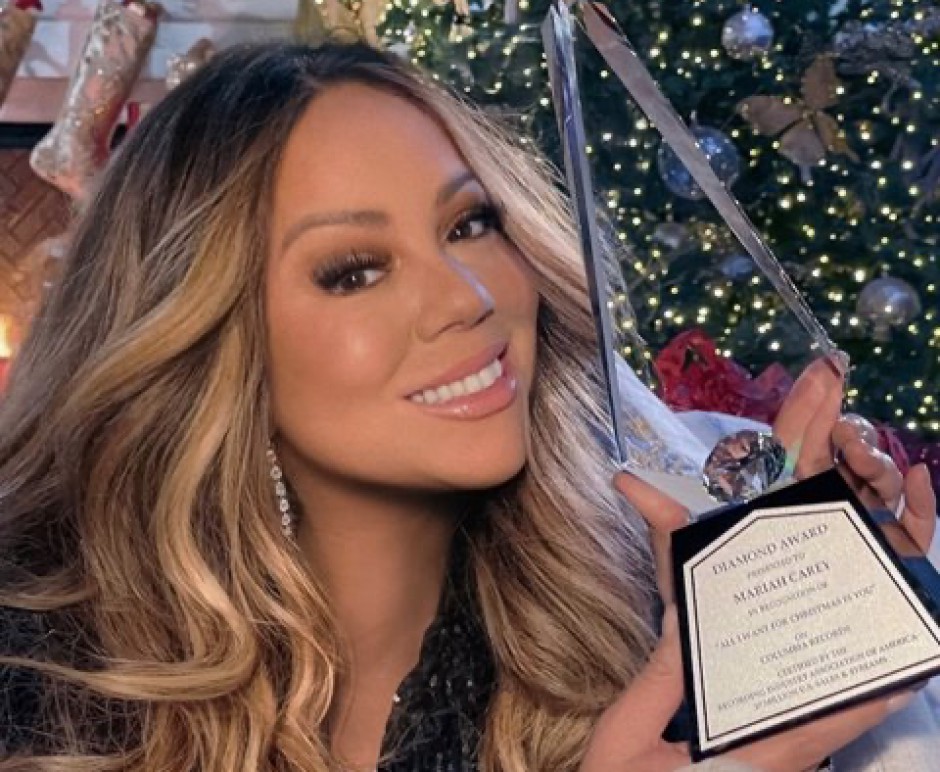 Mariah Carey z prestiżową nagrodą za hit „All I Want For Christmas Is You”