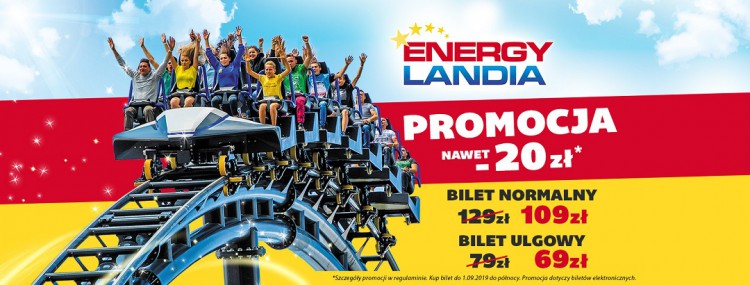 Energylandia przedłuża wakacje! Tańsze bilety do Parku Rozrywki