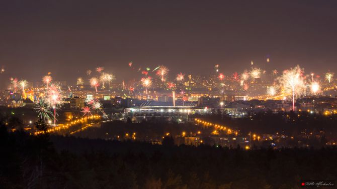 [VIDEO] Kielce powitały 2018 rok!