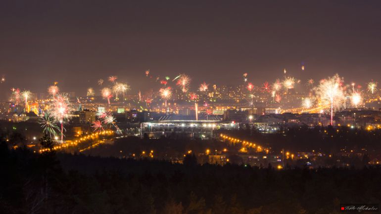 [VIDEO] Kielce powitały 2018 rok!