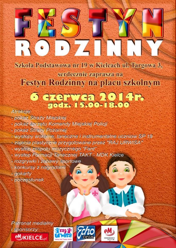 Festyn rodzinny na placu szkolnym