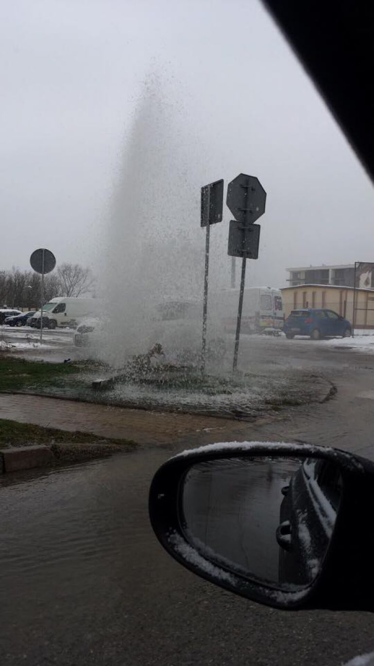 Awaria wodociągu na Ślichowicach