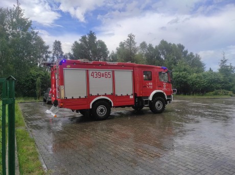 Ewakuacja obozu harcerskiego z gminy Smyków