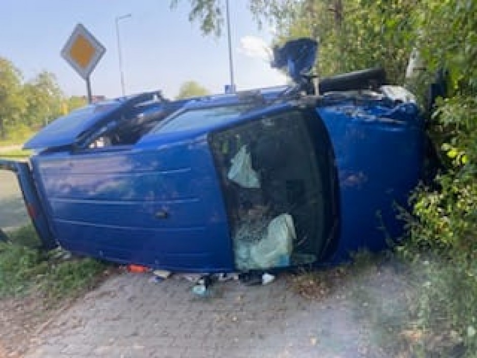 Wypadek na Ostrej Górce. Dwie osoby w szpitalu