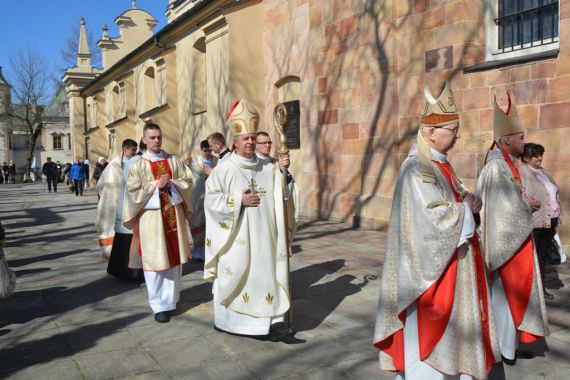 Msza Krzyżma Świętego w Bazylice Katedralnej w Kielcach