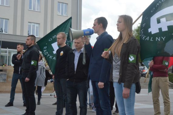 Narodowcy pikietowali przeciw Unii Europejskiej