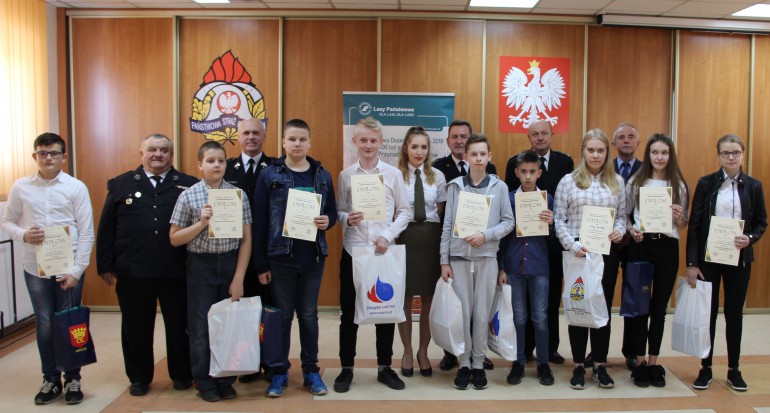 Młodzi wykazali się wiedzą o pożarnictwie