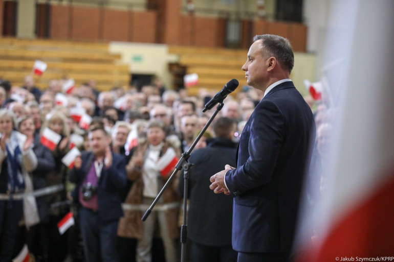 Prezydent Andrzej Duda odwiedził Włoszczowę