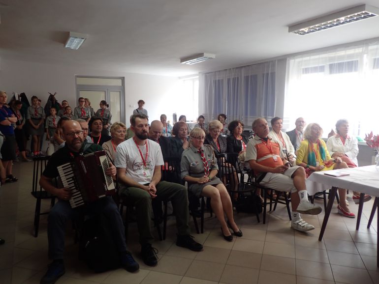 Jubileuszowe spotkanie na festiwalu. Były wspomnienia i tort.