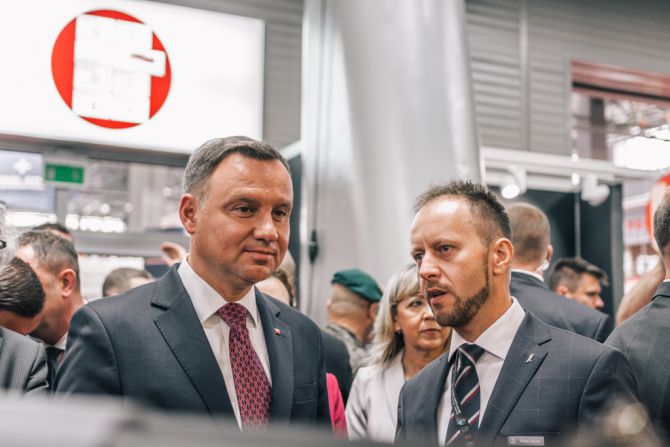 [FOTO] Prezydent Duda w Targach Kielce