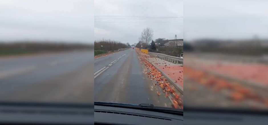 Buraki i jabłka. Zguby na drogach w powiecie sandomierskim