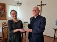 Relikwie błogosławionego prymasa Stefana Wyszyńskiego w parafii Ducha Świętego w Kielcach